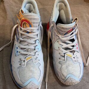 Preworn ANTA Shock Wave 5 'Magic Potion' court shoes Mens US6.5\24.5CM\EU39